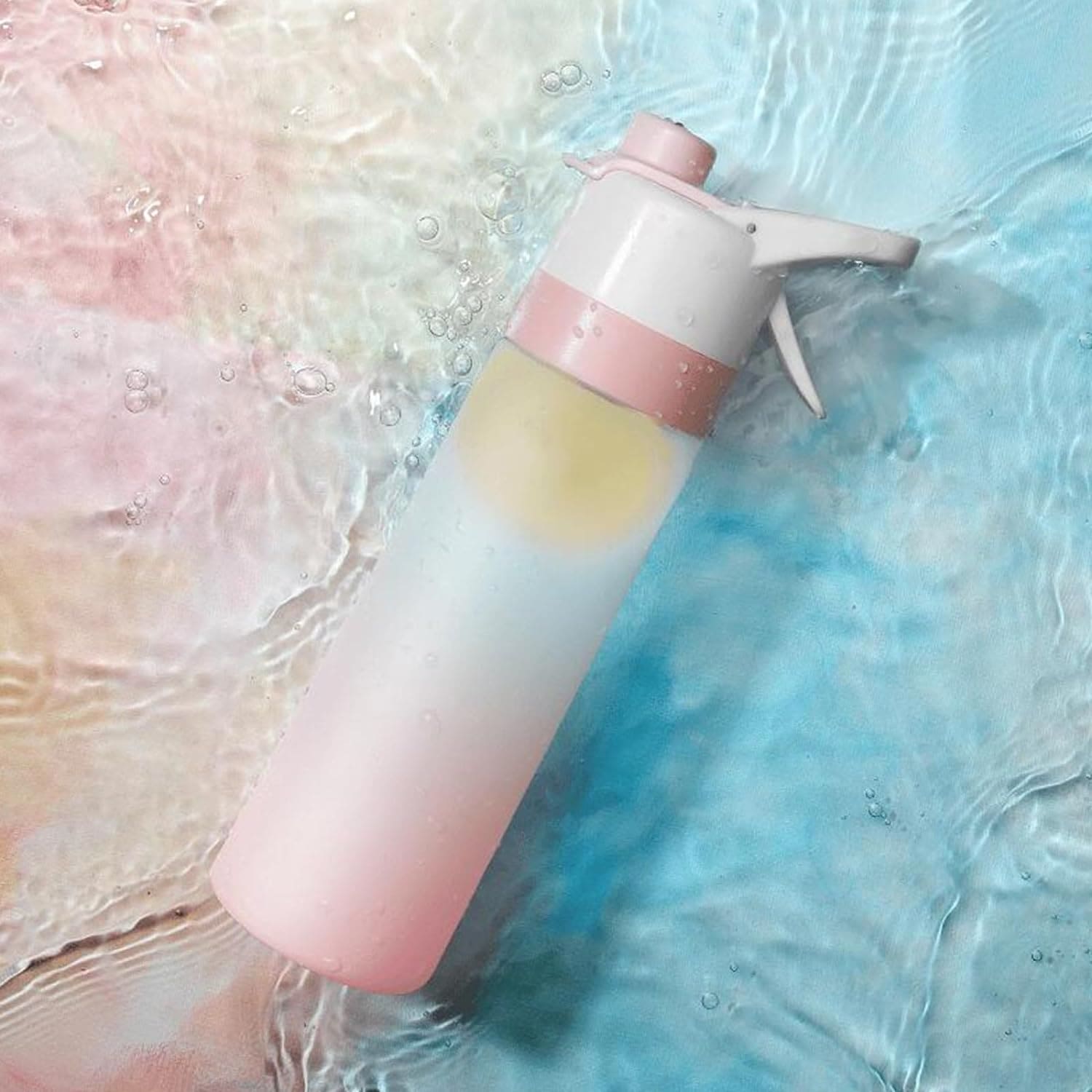Spray Water Bottle, 700ml Fashion Cute Drinking Cup, Large Capacity Misting Water Bottle, Gradient Drinkware Travel Bottle, Outdoor Sport Fitness Water Cup Spray Water Bottle, 700ml Fashion Cute Drinking Cup, Large Capacity Misting Water Bottle, Gradient Drinkware Travel Bottle, Outdoor Sport Fitness Water Cup